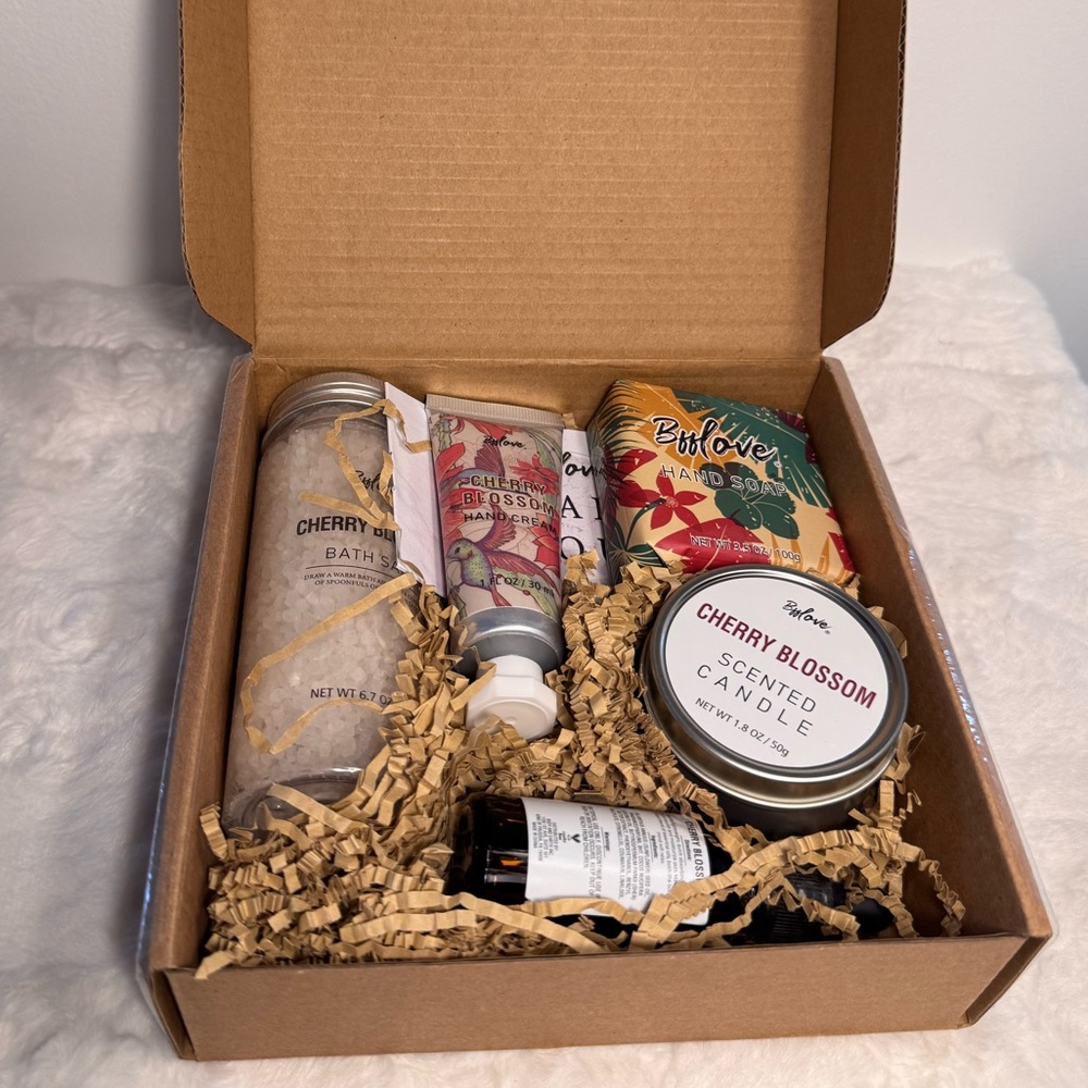 Cherry Blossom 5 piece Bath & Body Gift Set